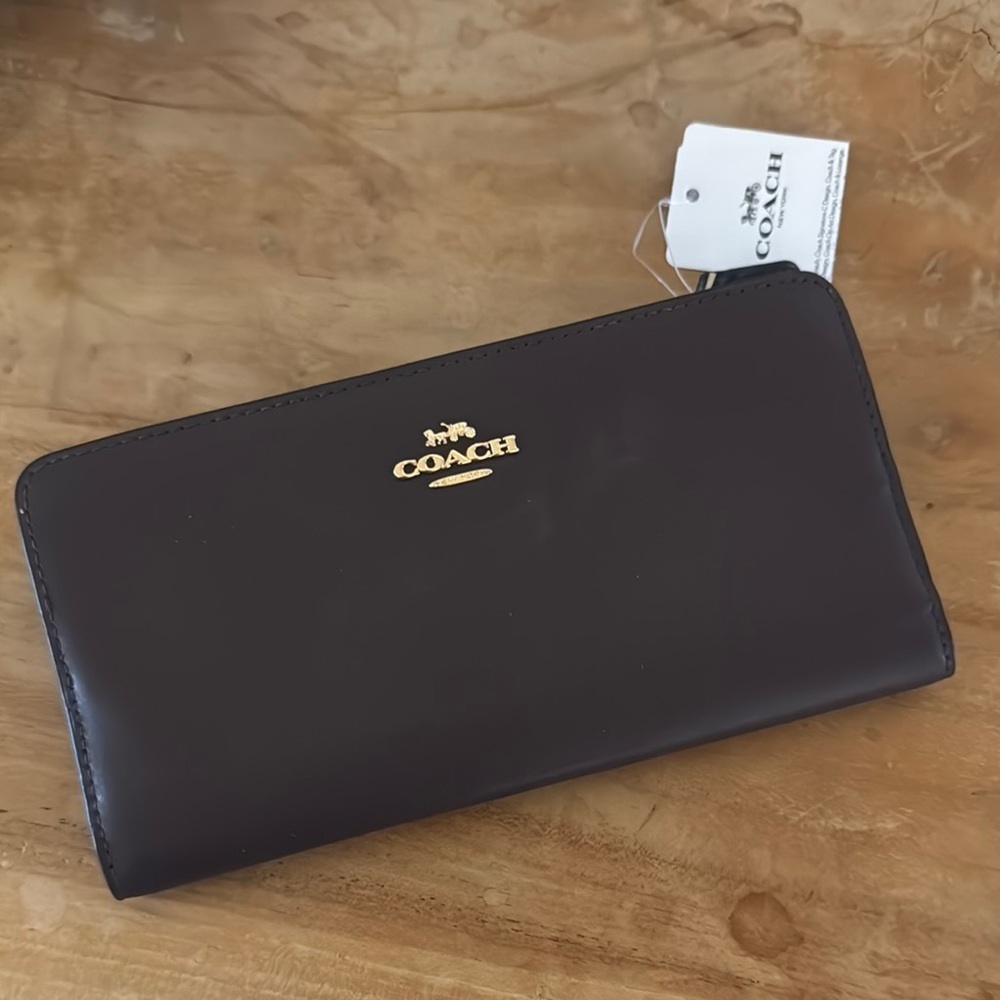Coach Brown Leather Wallet